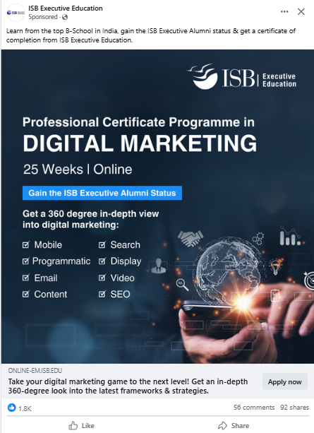 Client - ISB Executive Education   